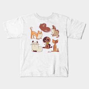 Stupid cats Kids T-Shirt